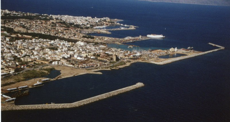 Rhodes and its many harbours....