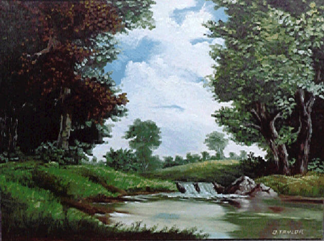 Oil on canvas - Woods copy