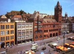 Cityhall and Marketsquare in Basel