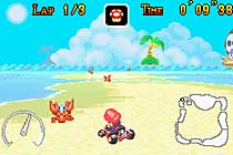 Mario on the beach.