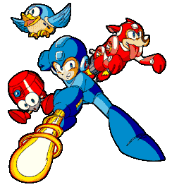 MegaMan and his robo-pals.