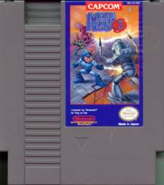 The MegaMan 3 cartridge!!