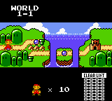 Map screen.
