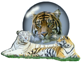 animated tiger globe