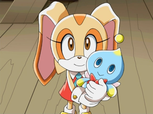 Sonic X - Cream the Rabbit and Cheese the Chao