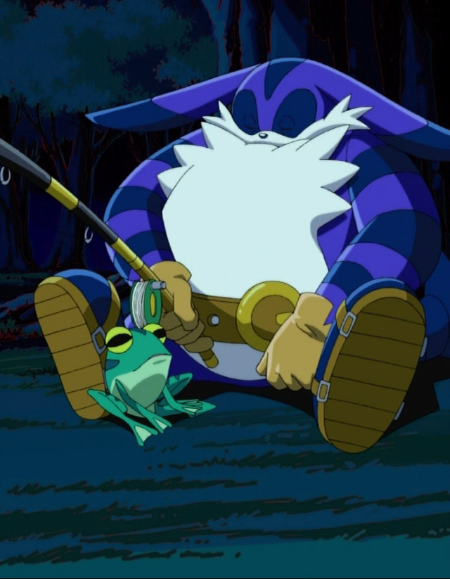 Sonic X - Big the Cat and Froggy