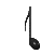 animated music note