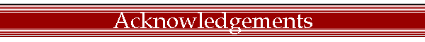 Acknowledgements