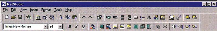 NetStudio Menu and Icons