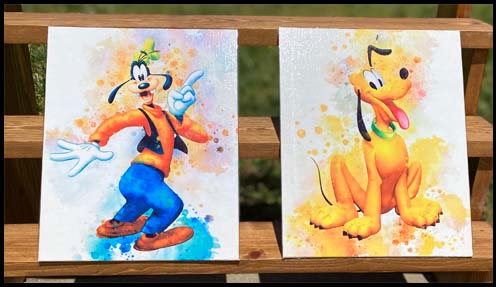 Disney Inspired Sublimation Art