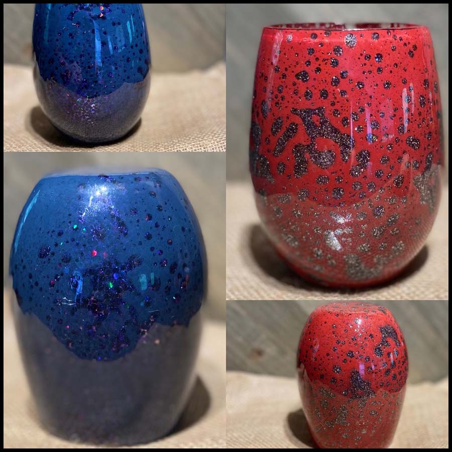 Glass Epoxy Wine Glasses