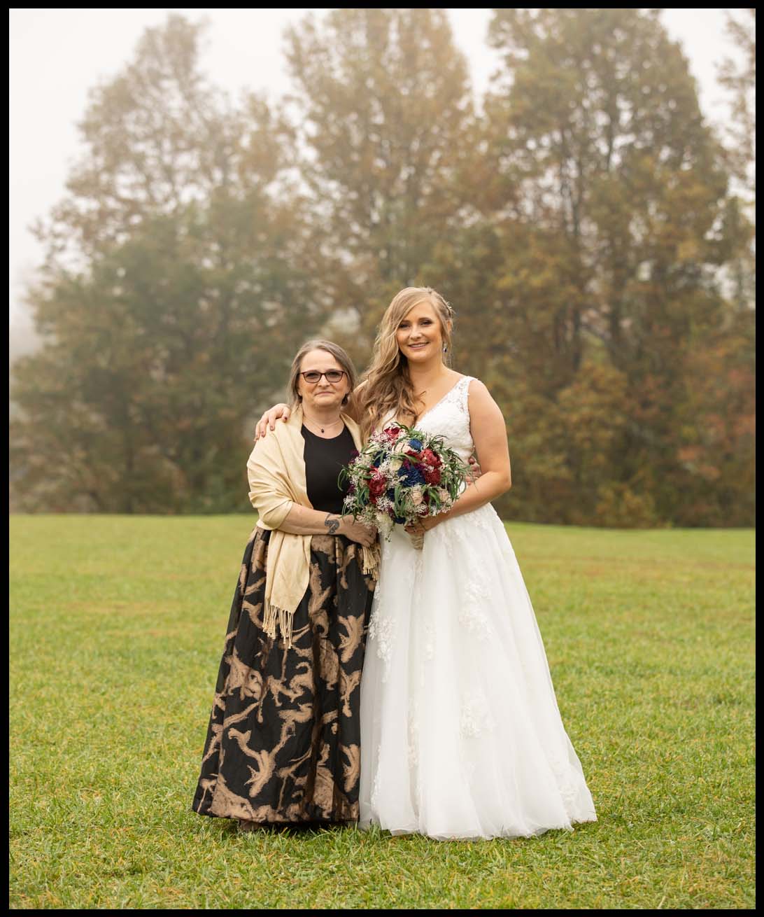With my daughter, the bride