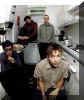 in the kitchen