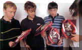 Blur with their 1996 music life readers' choice awards