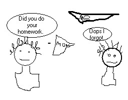 My son's computer-drawn pic of ADHD