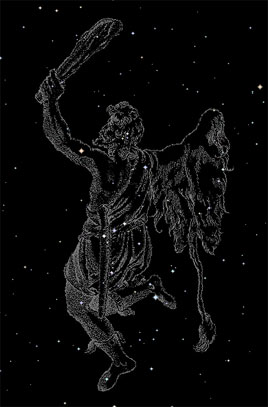 Orion. Winter Constellation. No wonder someone couldn't find it last summer....