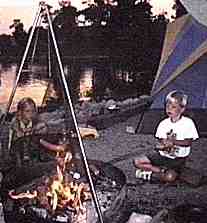 Camping at Nolan Lake