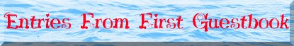 First Guestbook