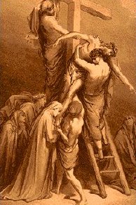 Descent from the cross by Gustave Diore