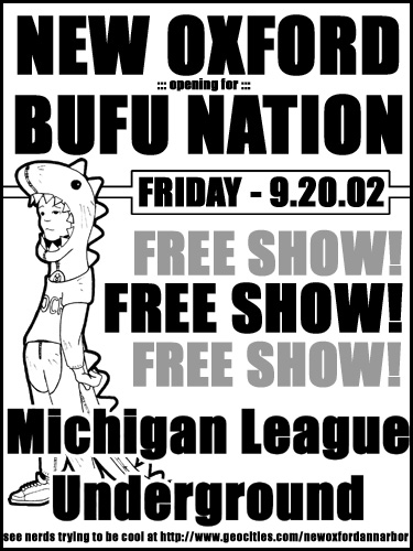 FREE Show at the League Underground - sweeeet