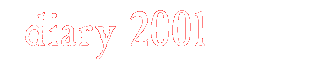 What we *think* we're doing in 2001, as it stands at present.