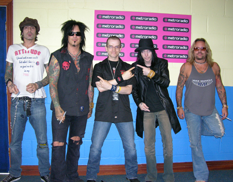 When I joined Motley Crue for a while...