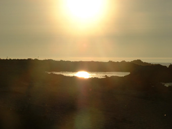 Sunset over Monterey Bay