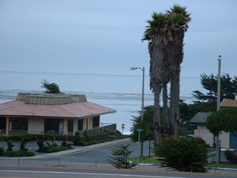 View from the room at San Simeon