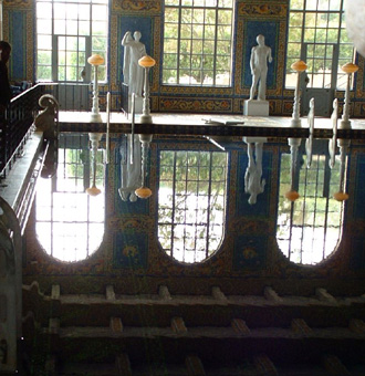 The indoor pool