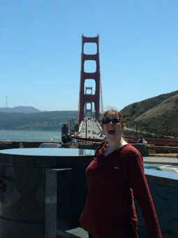 Suzanne likes the bridge!