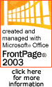 Created and managed with Microsoft FrontPage.