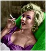  Marilyn smoking