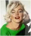Marilyn in her green pucci dress