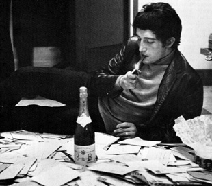Oh he really IS gorgeous. I want to be that bottle of champagne!