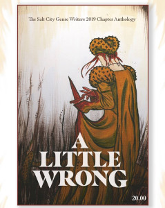 book cover with lady