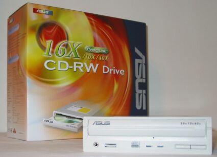 The Asus CRW-16010A is a very good-looking drive that comes in a colorful box.  You will not miss it if it happens to be sitting on the shelf at your local dealer.