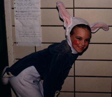 Natalie as 'Bunny'