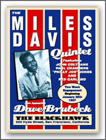 Miles Davis at The Blackhawk in San Francisco - 1957