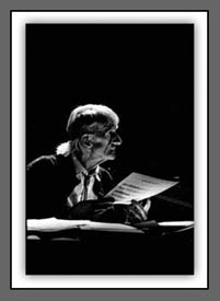 Gil Evans - Soundcheck for his 75th birthday concert at the Hammersmith Odeon - London -13 May 1987