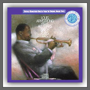 Satch Plays Fats - Louis Armstrong And His All-Stars - Reissue LP Cover