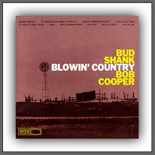 Bud Shank & Bob Cooper - Blowin' Country - LP Cover