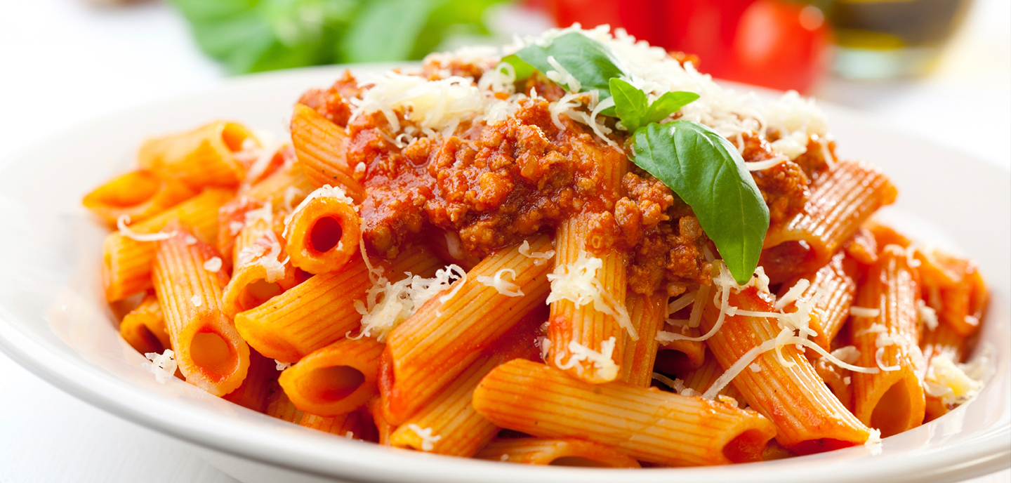 Penne with Meat Sauce