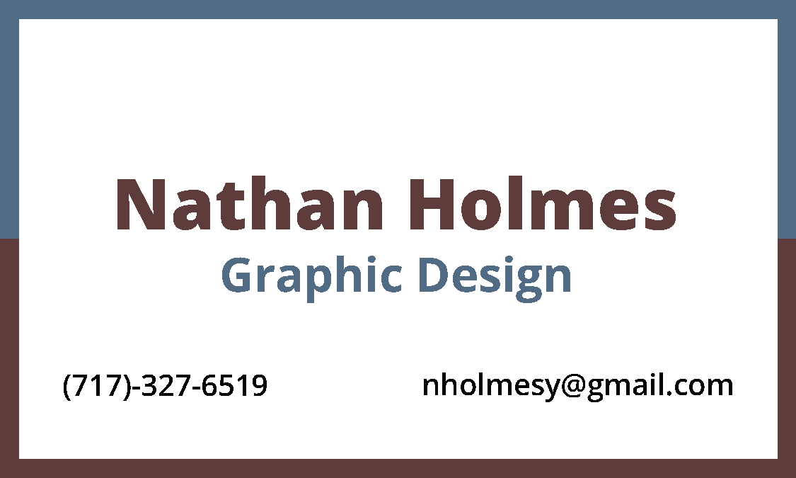 business card front