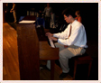 Sun playing the piano