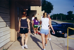 We're headed off to practice some stunts! Our 2nd comp squad practice of the new season with a new squad! 