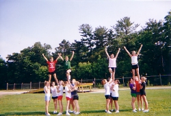 Two half/preps on the outside & 2 lib's on the inside.
