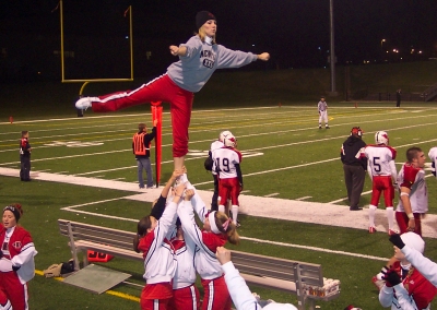 Brit in an arabesque, nice! I caught just about 2 seconds before she hit her correct form! But it's still nice! Based by Marne, Jerrica, Jenn, and Sabrina.