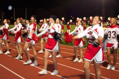 Varsity squad is busting out the spirit!