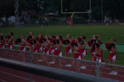 It's getting dark! But the varsity squad is going to light the way! ( Corny I know!)