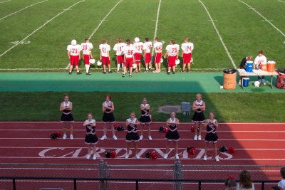 The freshman cheerleaders first appearance! They are so CUTE!!! And they did fantastic!